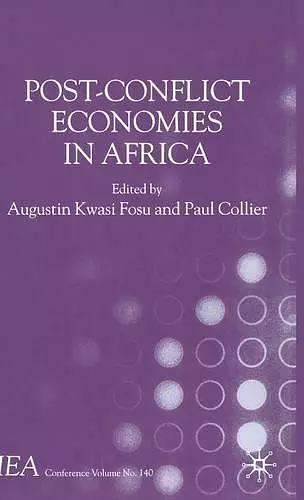 Post-Conflict Economies in Africa cover
