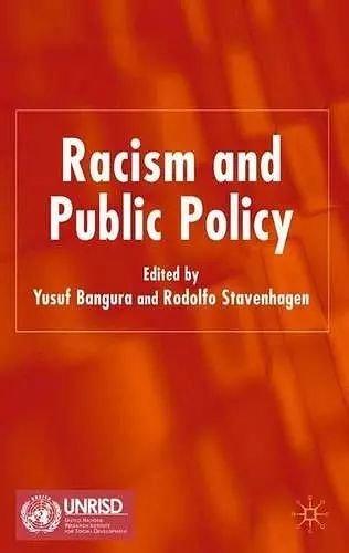 Racism and Public Policy cover