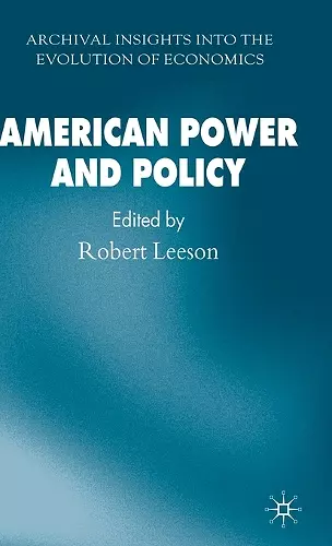 American Power and Policy cover