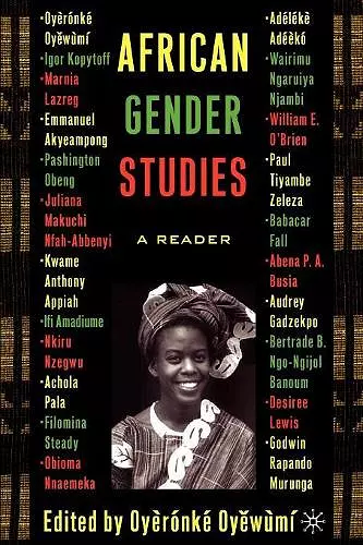 African Gender Studies cover