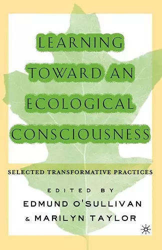 Learning Toward an Ecological Consciousness cover