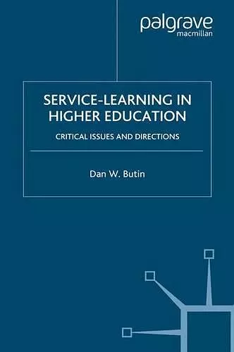 Service-Learning in Higher Education cover