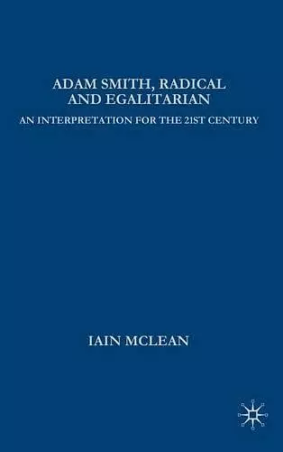 Adam Smith, Radical and Egalitarian cover