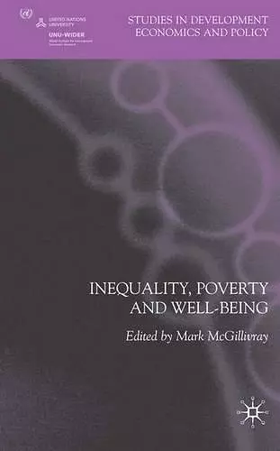 Inequality, Poverty and Well-being cover