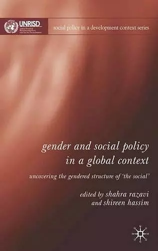 Gender and Social Policy in a Global Context cover