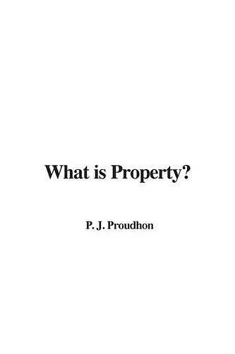 What is Property? cover