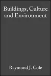 Buildings, Culture and Environment cover