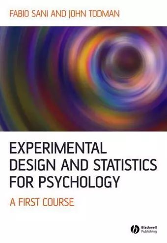 Experimental Design and Statistics for Psychology cover