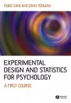 Experimental Design and Statistics for Psychology cover