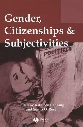 Gender, Citizenships and Subjectivities cover