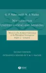 Wittgenstein: Understanding and Meaning cover