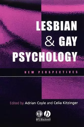 Lesbian and Gay Psychology cover