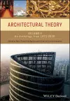 Architectural Theory, Volume 2 cover
