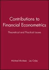 Contributions to Financial Econometrics cover