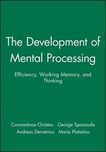 The Development of Mental Processing cover