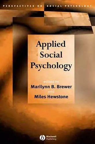 Applied Social Psychology cover