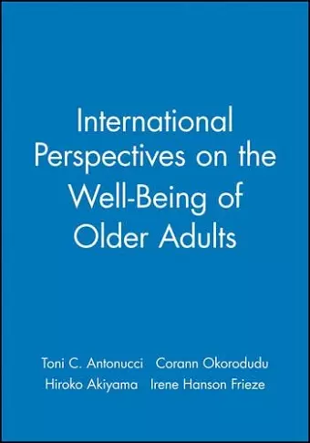 International Perspectives on the Well-Being of Older Adults cover