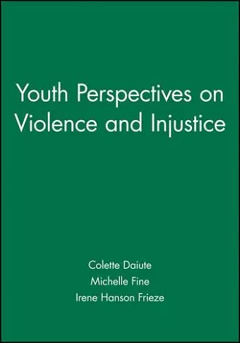 Youth Perspectives on Violence and Injustice cover