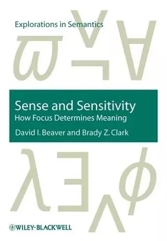 Sense and Sensitivity cover