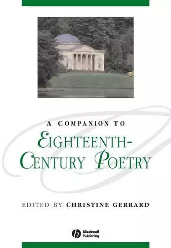 A Companion to Eighteenth-Century Poetry cover