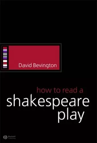 How to Read a Shakespeare Play cover