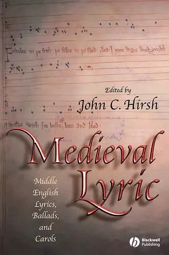 Medieval Lyric cover