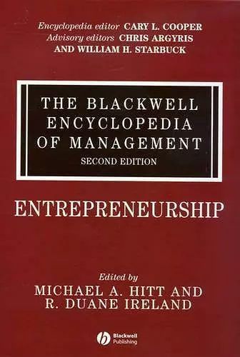 The Blackwell Encyclopedia of Management, Entrepreneurship cover