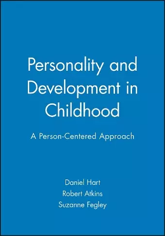 Personality and Development in Childhood cover