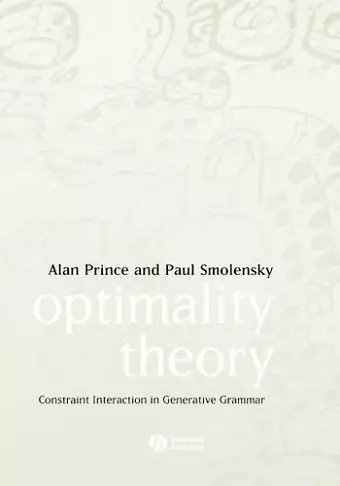 Optimality Theory cover