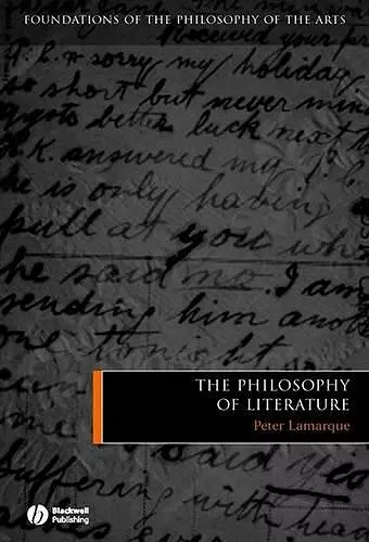 The Philosophy of Literature cover