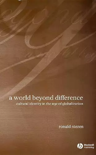 A World Beyond Difference cover