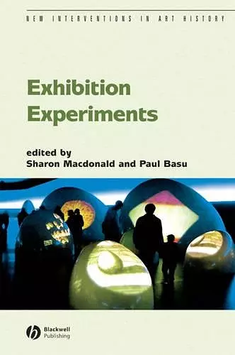 Exhibition Experiments cover