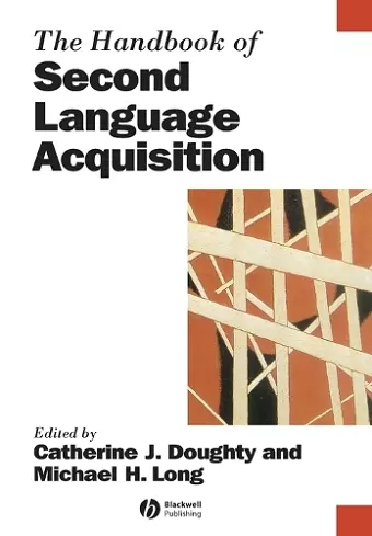 The Handbook of Second Language Acquisition cover