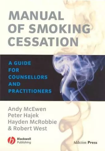 Manual of Smoking Cessation cover