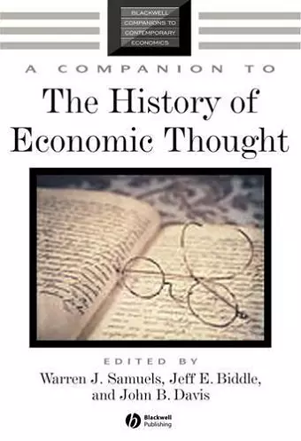 A Companion to the History of Economic Thought cover