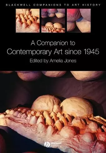 A Companion to Contemporary Art Since 1945 cover