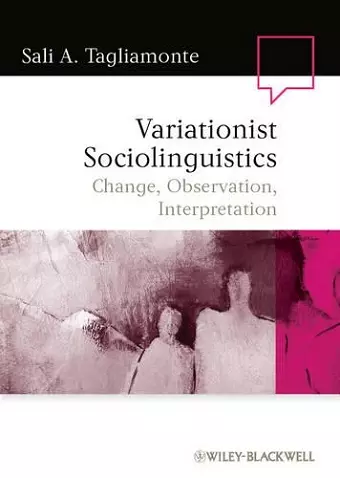 Variationist Sociolinguistics cover