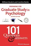 Preparing for Graduate Study in Psychology cover