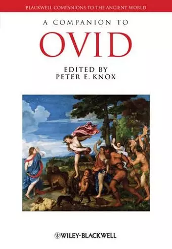 A Companion to Ovid cover