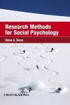 Research Methods for Social Psychology cover