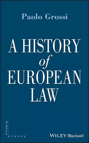 A History of European Law cover