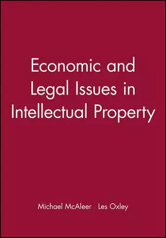 Economic and Legal Issues in Intellectual Property cover