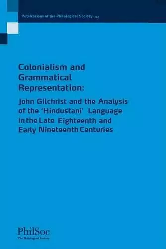 Colonialism and Grammatical Representation cover