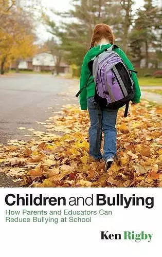 Children and Bullying cover