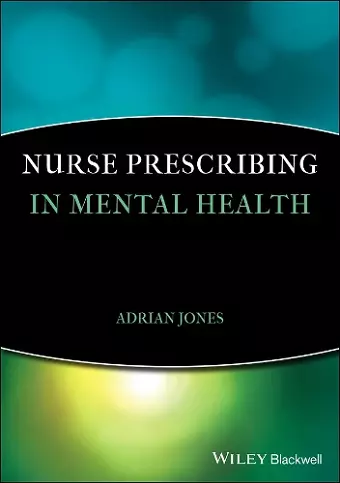 Nurse Prescribing in Mental Health cover