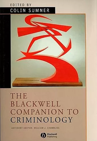 The Blackwell Companion to Criminology cover