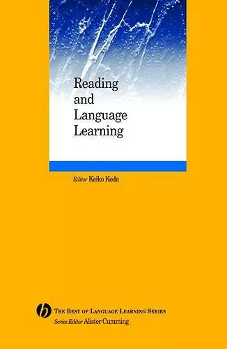 Reading and Language Learning cover