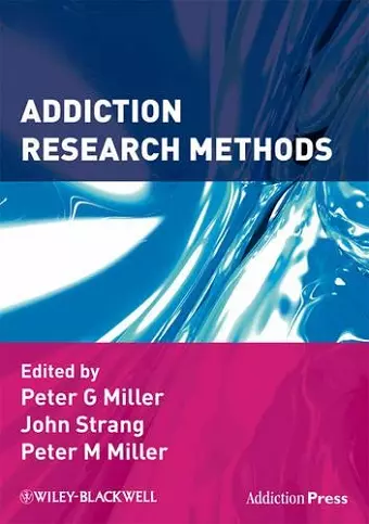 Addiction Research Methods cover