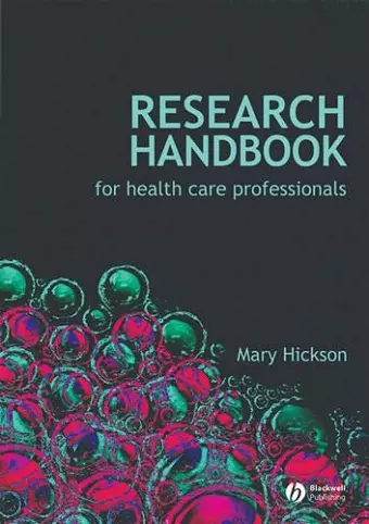 Research Handbook for Health Care Professionals cover