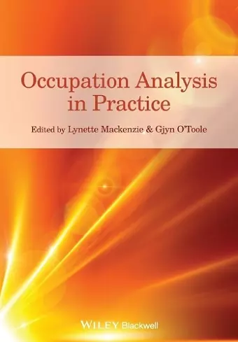 Occupation Analysis in Practice cover